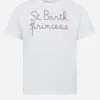 T-Shirt für Mädchen mit St. Barth-Prinzessin-Stickerei