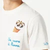 T-Shirt mit Cornetto-Print und bestickter Tasche | Algida-Sonderausgabe