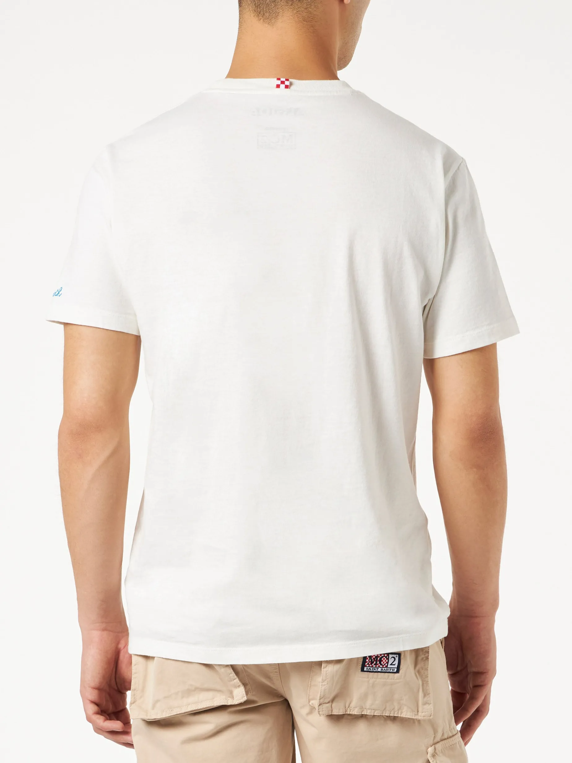 T-Shirt mit Cornetto-Print und bestickter Tasche | Algida-Sonderausgabe
