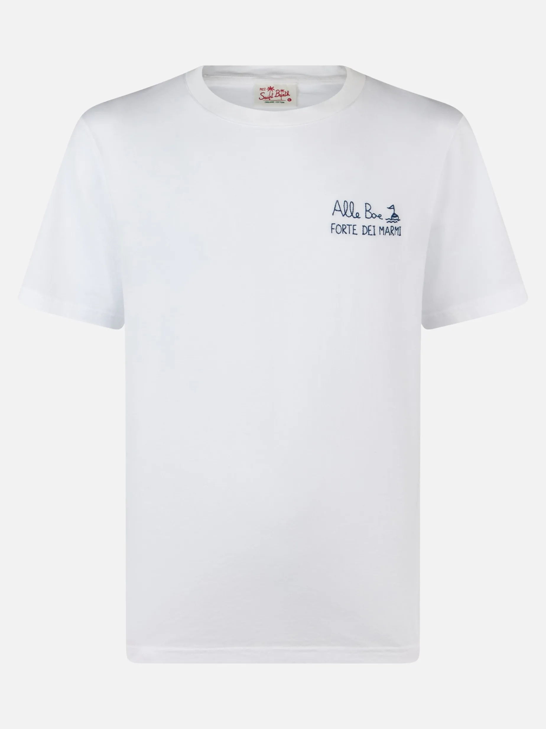 T-Shirt Portofino aus Baumwolljersey im klassischen Schnitt für Herren mit „Ti Porto Alle Boe“-Aufdruck | ALLE BOE SPECIAL EDITION