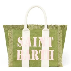 Umhängetasche „Vanity“ aus Canvas mit Logo-Print