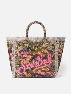 Umhängetasche „Vanity“ aus Segeltuch mit Bandana-Camouflage-Print