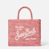 Vanity-Rosa-Basttasche mit Saint-Barth-Stickerei