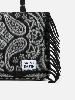 Vanity-Umhängetasche mit schwarzem Bandana-Aufdruck
