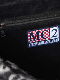 Vanity-Umhängetasche mit schwarzem Bandana-Aufdruck