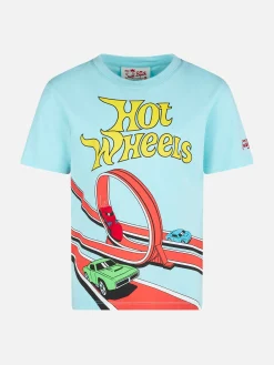 Wassergrünes Baumwoll-T-Shirt für Jungen mit Hot Wheels-Aufdruck | HOT WHEELS SONDEREDITION