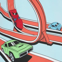 Wassergrünes Baumwoll-T-Shirt für Jungen mit Hot Wheels-Aufdruck | HOT WHEELS SONDEREDITION
