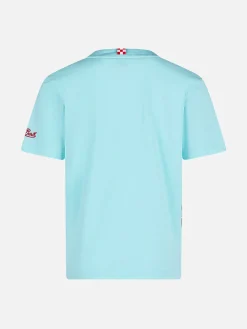 Wassergrünes Baumwoll-T-Shirt für Jungen mit Hot Wheels-Aufdruck | HOT WHEELS SONDEREDITION
