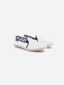 Weiße Canvas-Schuhe für Herren