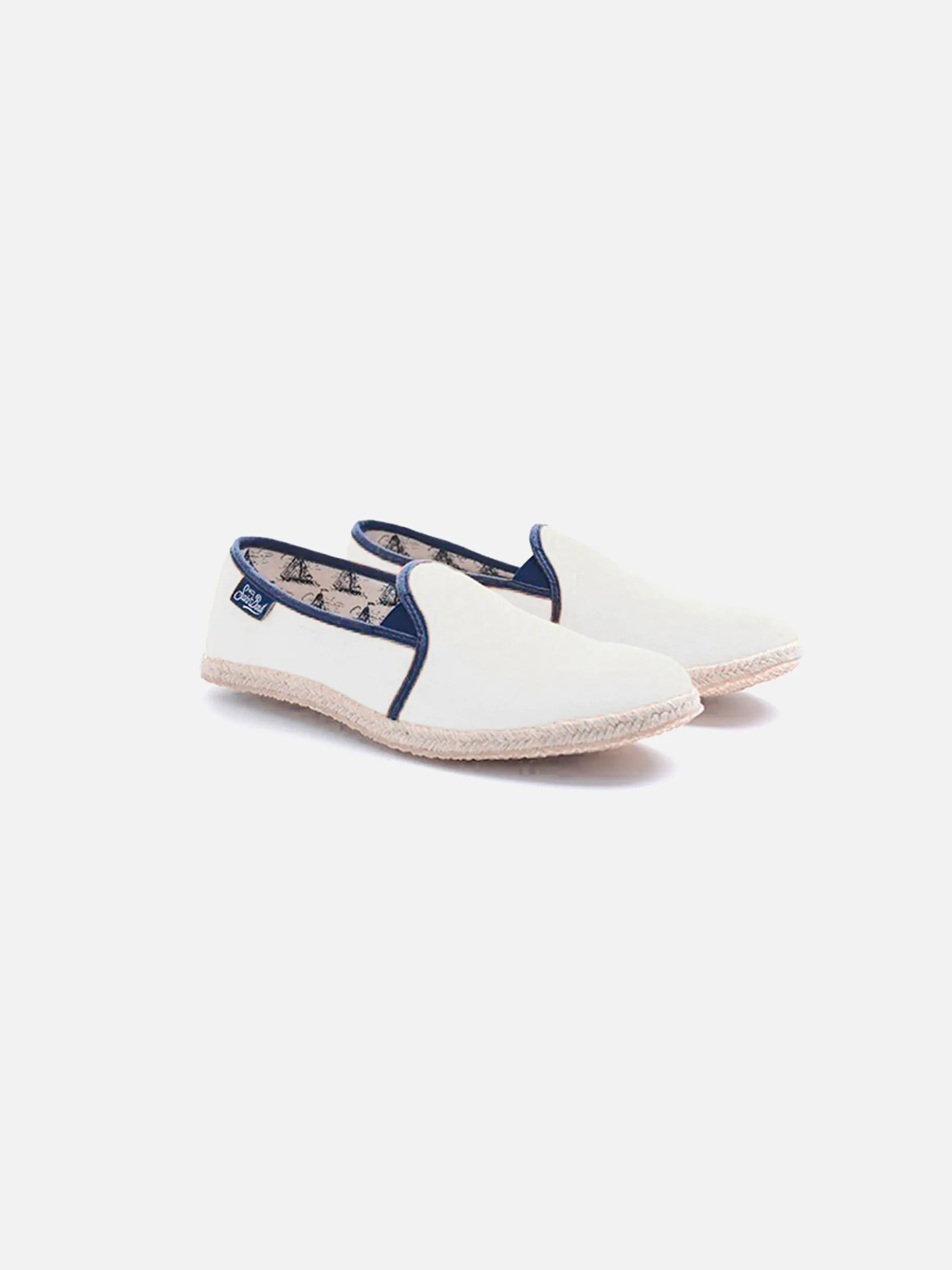 Weiße Canvas-Schuhe für Herren
