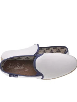 Weiße Canvas-Schuhe für Herren