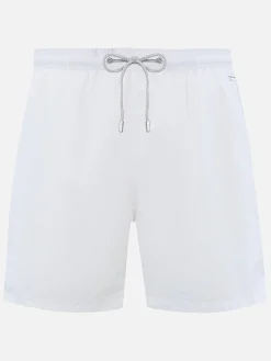 Weiße Herren-Badeshorts aus leichtem Stoff Lighting Pantone | PANTONE-SONDERAUSGABE