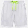 Weiße Herren-Badeshorts aus leichtem Stoff Lighting Pantone | PANTONE-SONDERAUSGABE