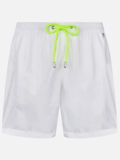 Weiße Herren-Badeshorts aus leichtem Stoff Lighting Pantone | PANTONE-SONDERAUSGABE