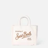 Weiße Wollhandtasche „Mini Vanity“