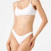 Weißer Bralette-Bikini für Damen