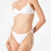 Weißer Bralette-Bikini für Damen