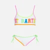 Weißer Bralette-Bikini für Mädchen