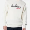 Weißer Herrenpullover Heron mit Verbier Après-Ski-Stickerei