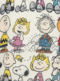 Weißer Rundhalspullover für Jungen Douglas mit Peanuts-Team-Print | SNOOPY PEANUTS SPECIAL EDITION