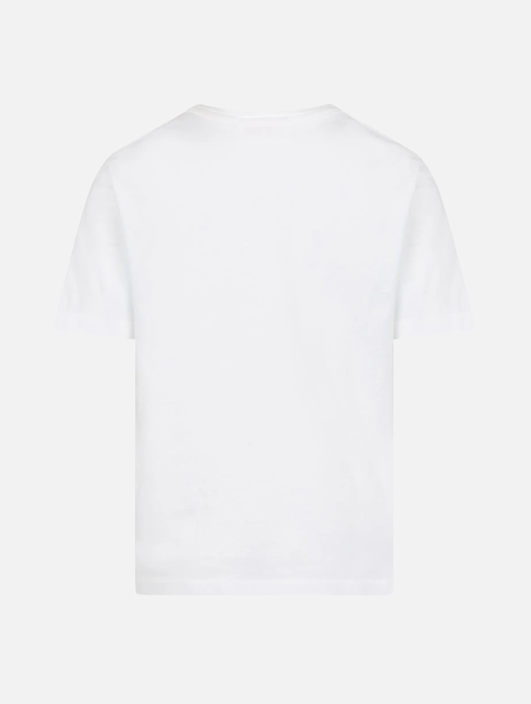 Weißes Baumwolljersey-T-Shirt „Dover“ für Jungen mit St. Barth-Stickerei