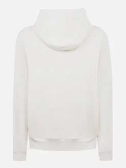 Weißes Damen-Sweatshirt Virginia mit Strasssteinen