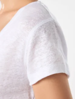 Weißes Damen-T-Shirt