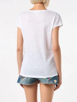 Weißes Damen-T-Shirt