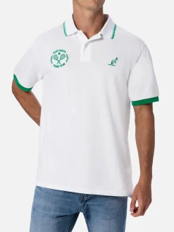 Weißes Herren-Poloshirt aus Baumwollpiquet Beverly Hills | AUSTRALIAN BRAND SPECIAL EDITION