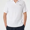 Weißes Herren-Terry-Poloshirt Jeremy
