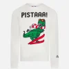 Weißes Jungen-T-Shirt mit Dinosaurier-Aufdruck
