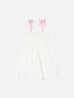 Weißes Mädchenkleid