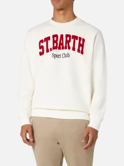 Weißes Sweatshirt für Herren von Soho St Barth Sport Club