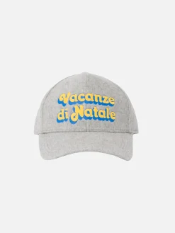 Wollgraue Ballkappe Baseball mit Vacanze di Natale-Logoaufdruck | VACANZE DI NATALE SONDERAUSGABE