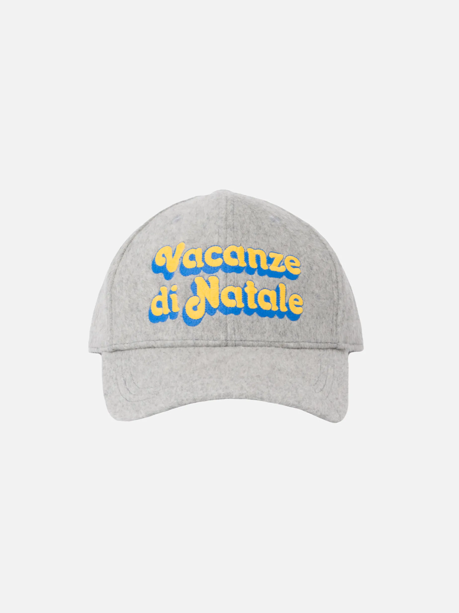 Wollgraue Ballkappe Baseball mit Vacanze di Natale-Logoaufdruck | VACANZE DI NATALE SONDERAUSGABE