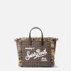 Wollhandtasche „Mini Vanity“ mit Hahnentrittmuster