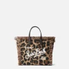 Wollhandtasche Mini Vanity mit Animalier-Muster