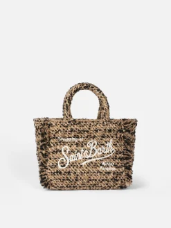 Wollhandtasche Mini Vanity mit mehrfarbigem Muster
