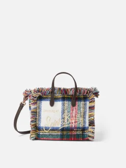 Wollhandtasche Mini Vanity mit Schottenmuster