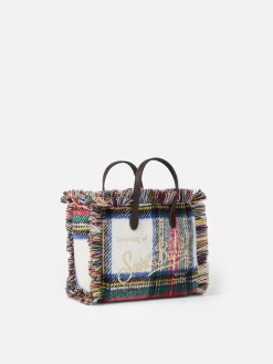 Wollhandtasche Mini Vanity mit Schottenmuster