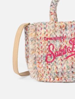 Wollhandtasche Mini Vanity mit mehrfarbigem Muster