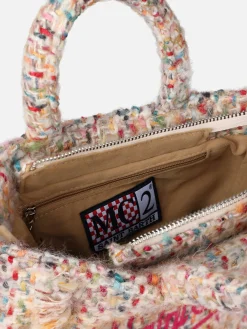 Wollhandtasche Mini Vanity mit mehrfarbigem Muster
