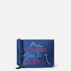 Wollige Pochette Aline mit Courma con la ciurma-Print