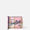 Wollige Pochette Aline mit rosa Schottenkaro-Print
