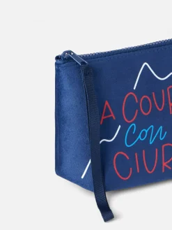 Wollige Pochette Aline mit Courma con la ciurma-Print