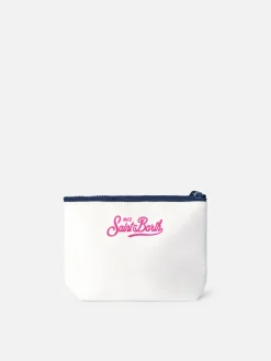 Wollpochette Aline mit Love Cortina-Print
