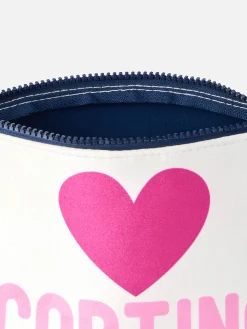 Wollpochette Aline mit Love Cortina-Print