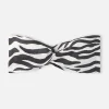 Zebra-Haarband für Damen